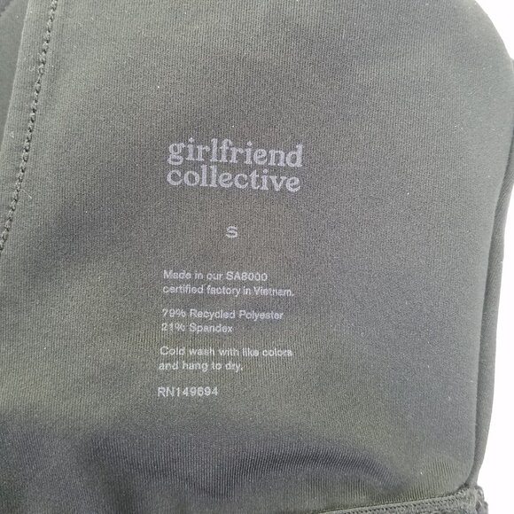 Girlfriend Collective Scoop Back Unitard Women's S Jumpsuit Black Ballet Yoga - Picture 11 of 16